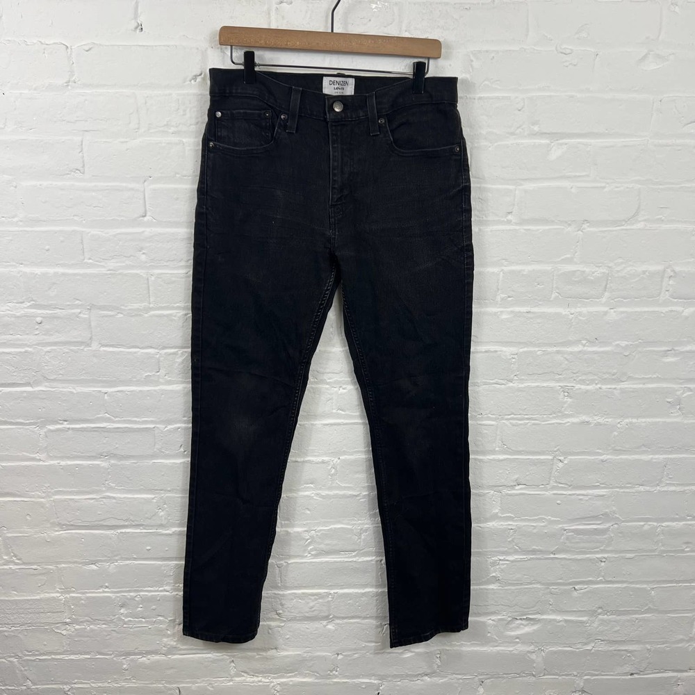 Levi's Women's 216 Mid Rise Straight Leg Slim Fit Denim Jeans Black Size 32/32
